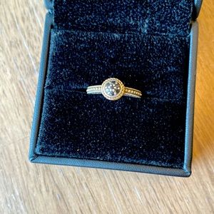 EFFY Collection Black Diamond Cluster Ring